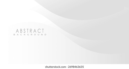 Abstrakt Geometrischer, moderner weißer und grauer Hintergrund für das Vorlagendesign. EPS10