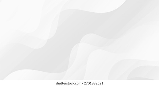 Abstrato Geométrico moderno cor branca e cinza . Design de tendência moderno e criativo na ilustração vetorial, Eps 10
