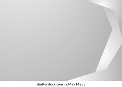 Resumen Geométrico moderno con fondo de color blanco triángulo. Ilustración de vector	