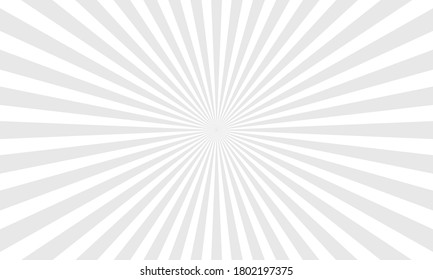 Abstract geometric monochrome background with rays from center