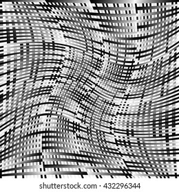 Abstract geometric monochrome graphics with intersecting lines