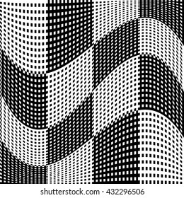 Abstract geometric monochrome graphics with intersecting lines