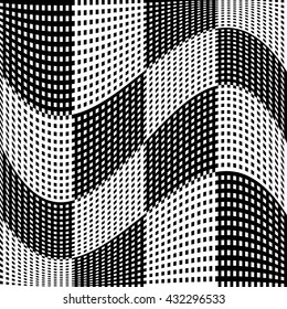 Abstract geometric monochrome graphics with intersecting lines