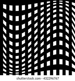 Abstract geometric monochrome graphics with intersecting lines