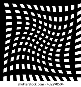Abstract geometric monochrome graphics with intersecting lines