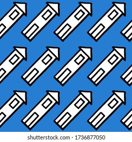Abstract geometric monochrome houses in simple minimalistic style on deep blue background. For decoration and design interiors and children’s goods. Stock hand drawn vector illustration
