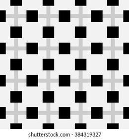 Abstract geometric monochrome, minimal artistic pattern. Seamlessly repeatable.