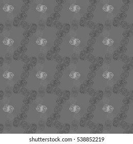 Abstract geometric monochrome new seamless pattern for design work.