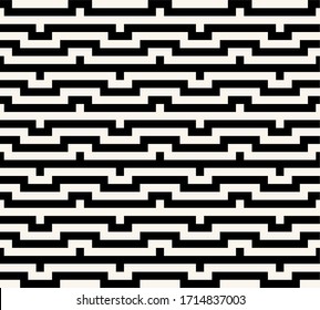 Abstract geometric monochrome pattern, op art background