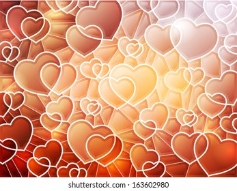 abstract geometric mosaic background