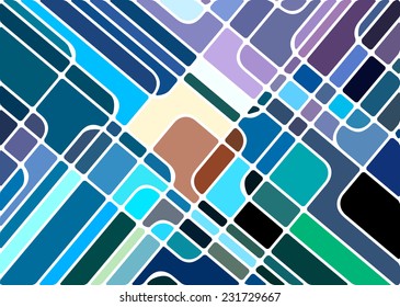abstract geometric mosaic background