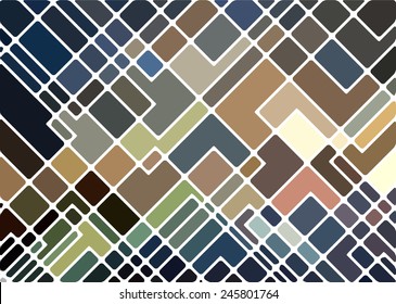 abstract geometric mosaic background