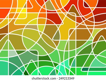 abstract geometric mosaic background