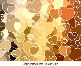 abstract geometric mosaic background
