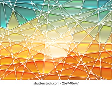 abstract geometric mosaic background