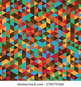 Abstract geometric mosaic background