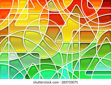 abstract geometric mosaic background