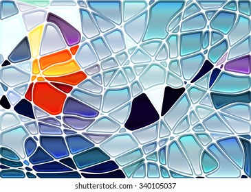 abstract geometric mosaic background