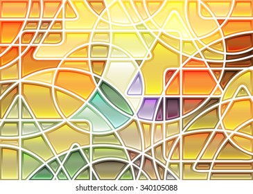 abstract geometric mosaic background