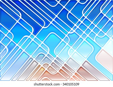 abstract geometric mosaic background