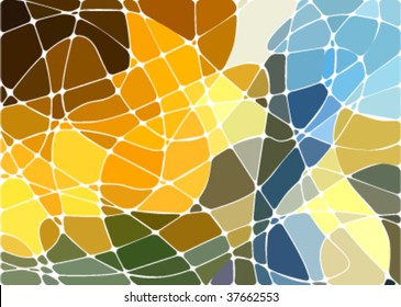 abstract geometric mosaic background