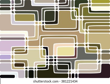 abstract geometric mosaic background