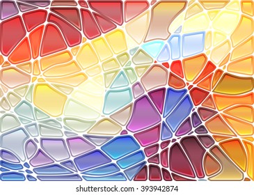abstract geometric mosaic background