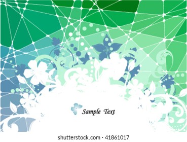 abstract geometric mosaic background