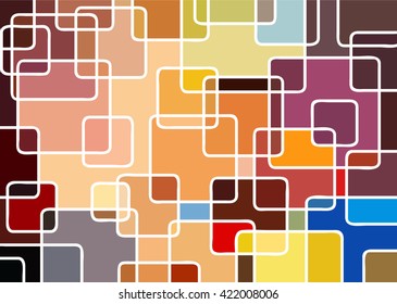abstract geometric mosaic background