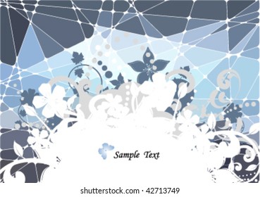abstract geometric mosaic background