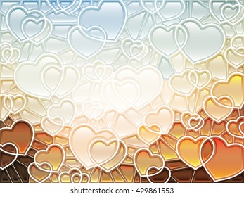 abstract geometric mosaic background