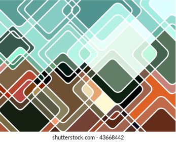 abstract geometric mosaic background