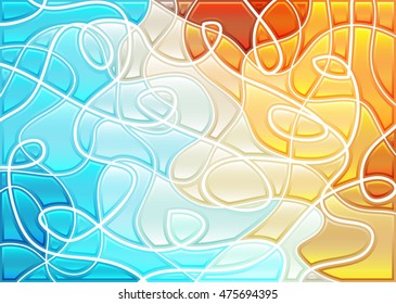 abstract geometric mosaic background