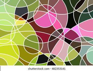 abstract geometric mosaic background