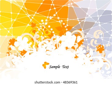 abstract geometric mosaic background