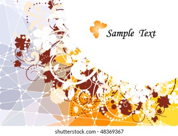 abstract geometric mosaic background