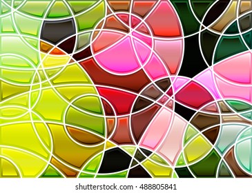 abstract geometric mosaic background