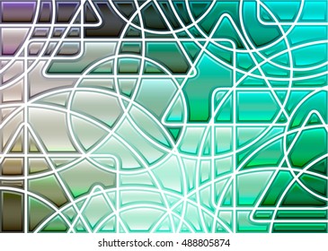 abstract geometric mosaic background