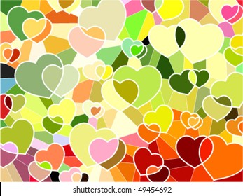 abstract geometric mosaic background
