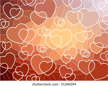 abstract geometric mosaic background