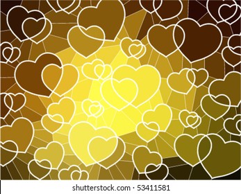 abstract geometric mosaic background