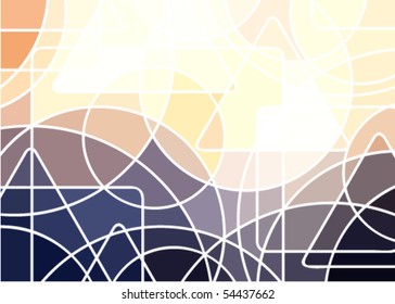 abstract geometric mosaic background