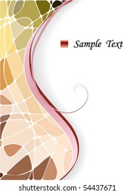 abstract geometric mosaic background
