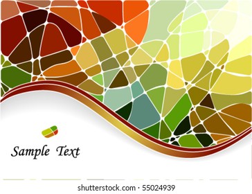 abstract geometric mosaic background