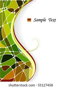 abstract geometric mosaic background