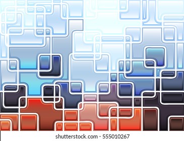 abstract geometric mosaic background