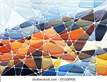 abstract geometric mosaic background