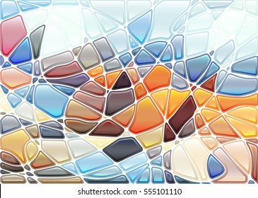 abstract geometric mosaic background