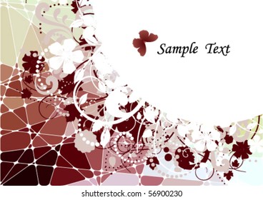 abstract geometric mosaic background