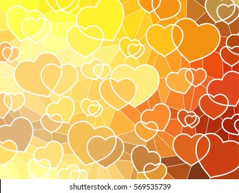 abstract geometric mosaic background